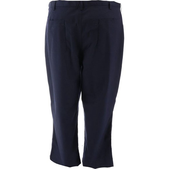 NWT LANDS' END MEN'S BIG BASIC WORK DRESS PANTS TRUE NAVY 50X29 - Picture 5 of 9